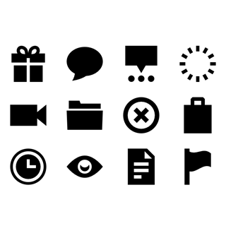 Mobile UI Solid icon packages