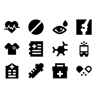 Medical Services Fill icon packages