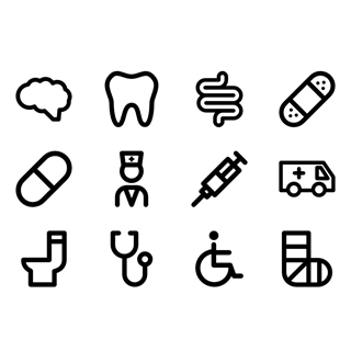 Minimal Hospital icon packages