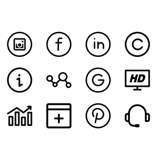 Minimal Interface and Web icon packages