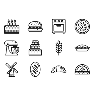 Bakery icon packages