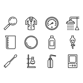 Laboratory Equipment icon packages