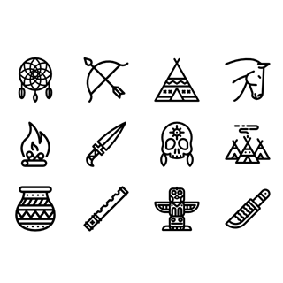 American Indigenous Signals icon packages