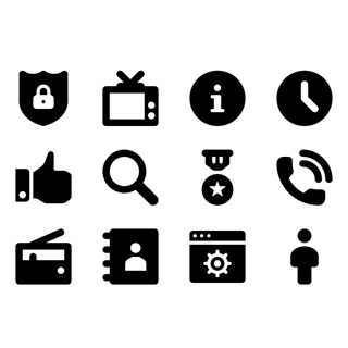 Web and App Interface icon packages