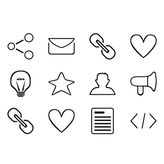 Minimal Outline Icons icon packages