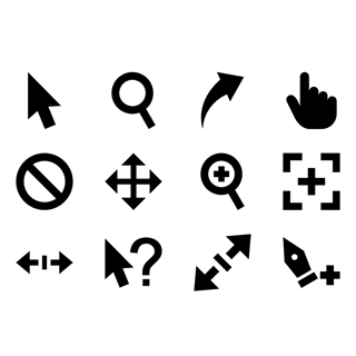 Generic Cursor Fill icon packages
