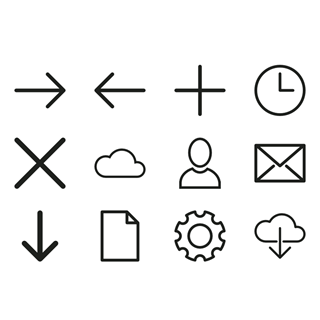 Simple Icon Set icon packages