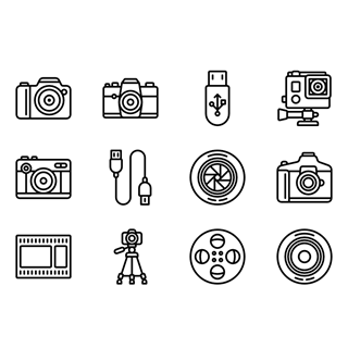 Camera and Accesories icon packages
