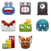 Android 2.x Monster icon packages