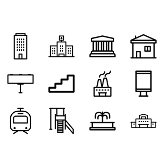 City Elements icon packages