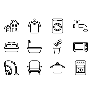 Household Elements icon packages