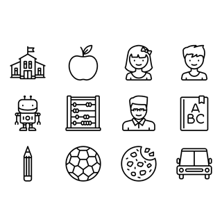 Kindergarten Elements icon packages