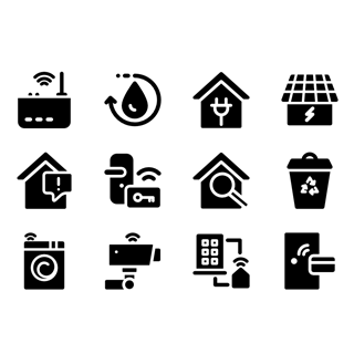 Filled Smart Home icon packages