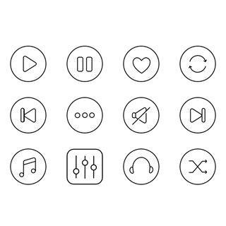 Music Player Options icon packages