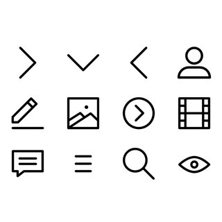 Free Basic UI Elements icon packages