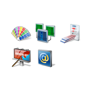 web design in Real Vista icon packages