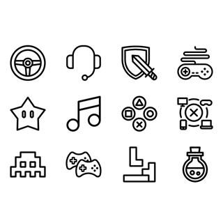 Linear Game Design Elements icon packages