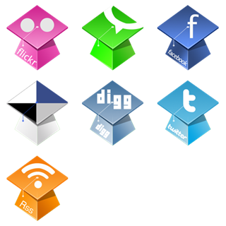 social icons "Graduation Hats" icon packages