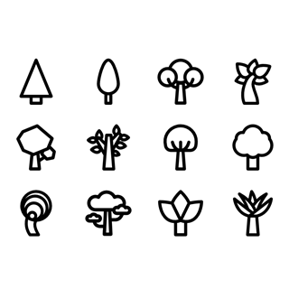 Tree Species icon packages