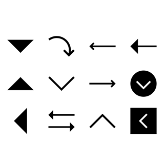 Solid Arrow Collection icon packages