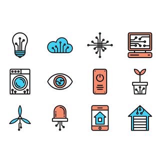 Linear Smart Home Elements icon packages