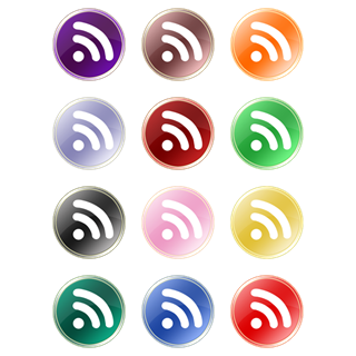 Free RSS Feed Icon Set With Glass Effect icon packages