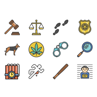Police Elements icon packages
