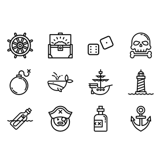 Pirate Collection icon packages