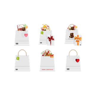 Christmas Gift Bags icon packages