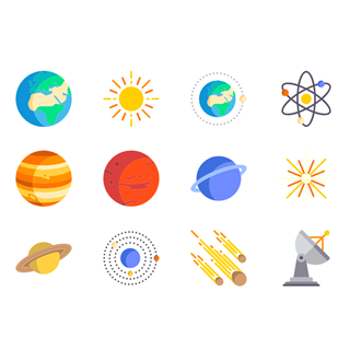 Space Elements icon packages