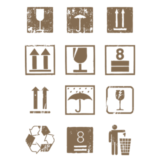 Vintage Grunge Environmental Icons icon packages