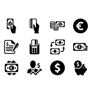 Finances Set icon packages