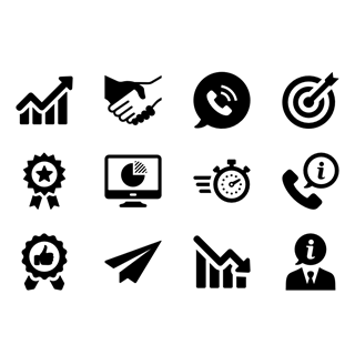 Business Seo Elements icon packages