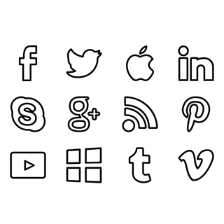 Social Media Logos icon packages