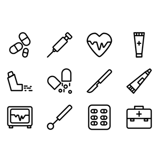 Medical Element Collection icon packages