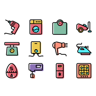 Machine Set icon packages