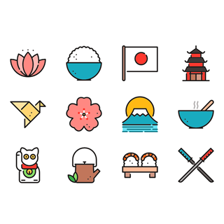 Japanese icon packages
