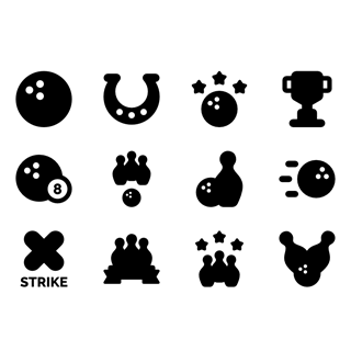 Bowling icon packages