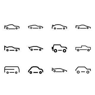 Car Profiles icon packages