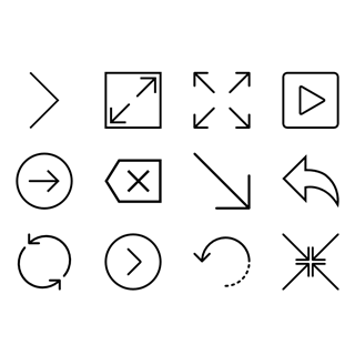 Arrows Set icon packages