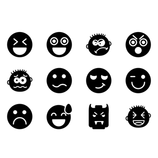 Emoticons Set icon packages