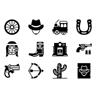 Wild West Collection icon packages