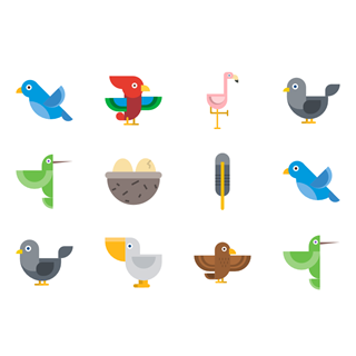 Bird Collection icon packages