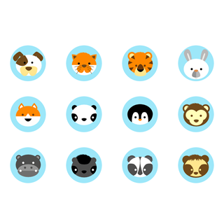 Cute Animal Collection icon packages
