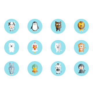 Cute Animal Compilation icon packages