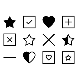 Rating and Vadilation Collection icon packages