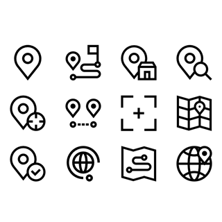 Location Elements icon packages