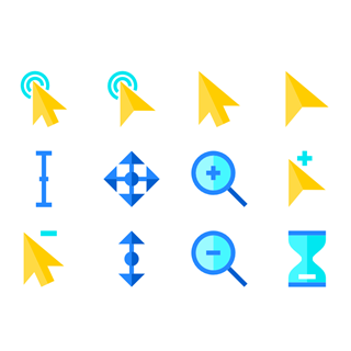 Cursor Set icon packages