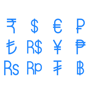 Currency Set icon packages