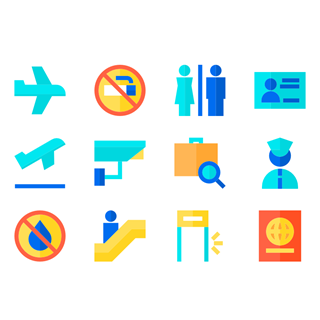 Airport Set icon packages